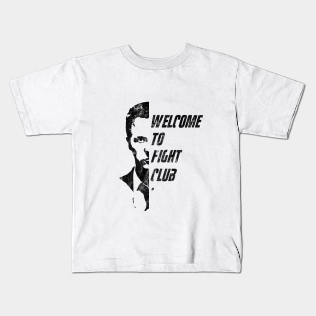 Welcome to fight club Kids T-Shirt by RataGorrata